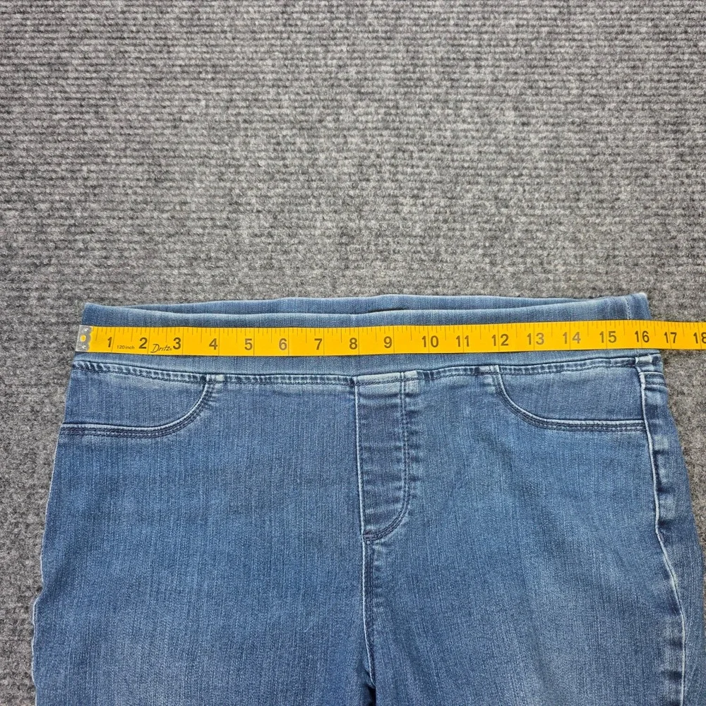 Talbots‎ Pull-On Jeggings Women's Size 10P Cascade Wash Blue Denim Slim Jeans